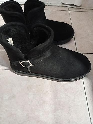 Crne ženske zimske čizme/ankle boots Lussi. - Materijal: meki at lalafo.rs — 6 Crne ženske zimske čizme/ankle boots Lussi. - Materijal: meki — 6