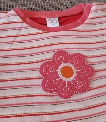 Dečija majica dugih rukava „Smile“ - Veličina: 74 (oko 9 meseci) - na lalafo.rs — 2 Dečija majica dugih rukava „Smile“ - Veličina: 74 (oko 9 meseci) - — 2