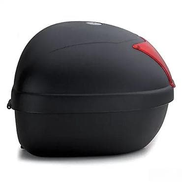 Moto kofer (top case) za skuter/motor – crni sa crvenim at lalafo.rs — 2 Moto kofer (top case) za skuter/motor – crni sa crvenim — 2