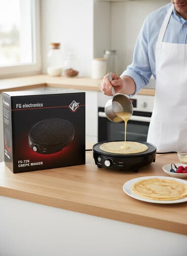 FG Electronics FS-726 Crepe Maker – aparat za palačinke - Snaga: 1200 na lalafo.rs FG Electronics FS-726 Crepe Maker – aparat za palačinke - Snaga: 1200