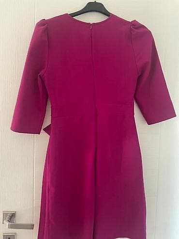 Elegantna fuksija haljina sa preklopom i asimetričnim detaljem. - na lalafo.rs — 3 Elegantna fuksija haljina sa preklopom i asimetričnim detaljem. - — 3