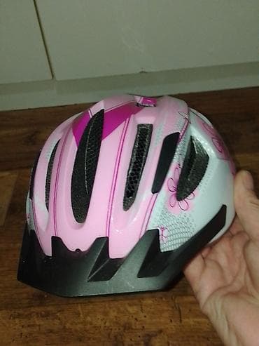 Dečija biciklistička kaciga vel 49-54 obim sa cvetnim dizajnom - na lalafo.rs — 7 Dečija biciklistička kaciga vel 49-54 obim sa cvetnim dizajnom - — 7