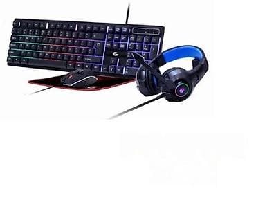 Electronics: Gejmerski set periferija – tastatura, miš, slušalice i podloga - at lalafo.rs — 2 Electronics: Gejmerski set periferija – tastatura, miš, slušalice i podloga - — 2