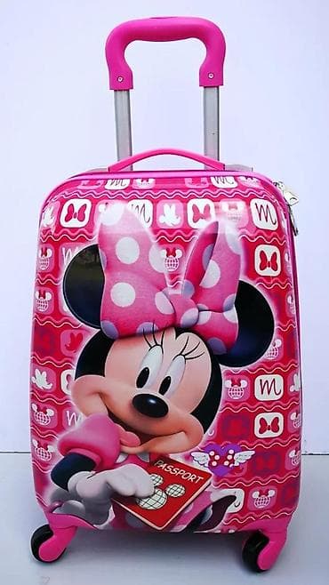 Backpacks, bags and suitcases: Set dečijih kofera sa motivom Mini Maus, idealan za putovanja. Koferi at lalafo.rs — 6 Backpacks, bags and suitcases: Set dečijih kofera sa motivom Mini Maus, idealan za putovanja. Koferi — 6