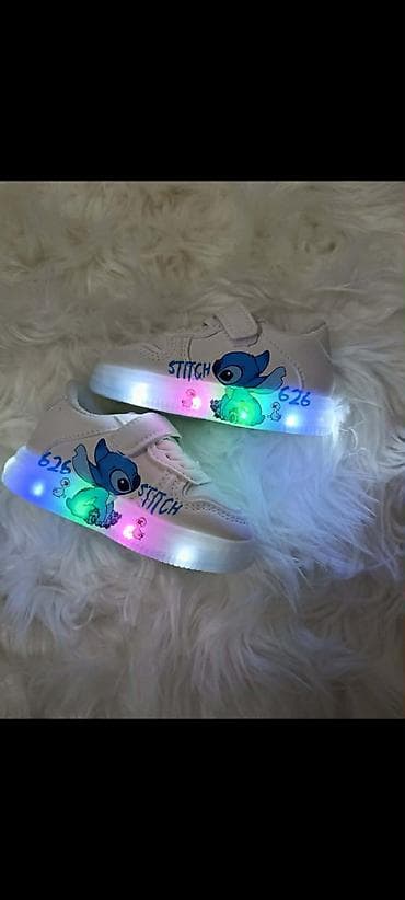 Dečije patike sa LED đonom – motiv Stitch/Angel - Bele patike sa na lalafo.rs — 2 Dečije patike sa LED đonom – motiv Stitch/Angel - Bele patike sa — 2
