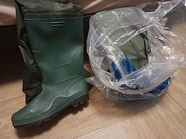 Safety work boots: Ribarske čizme do grudnog koša (waders) - Tip: kombinezon čizme sa at lalafo.rs — 2 Safety work boots: Ribarske čizme do grudnog koša (waders) - Tip: kombinezon čizme sa — 2