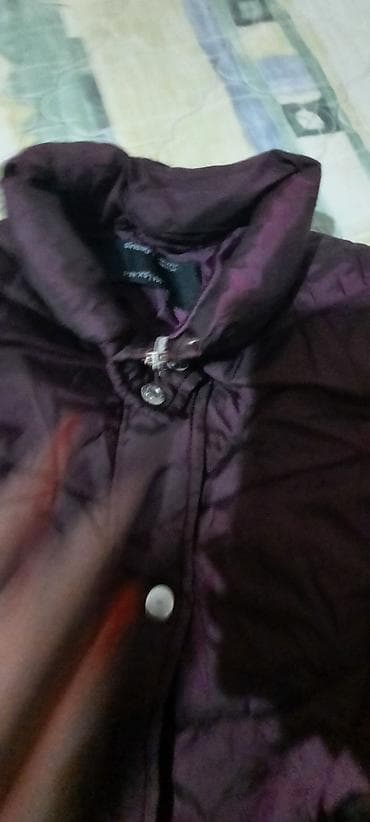 Ženska zimska jakna, tamnoljubičaste boje. - Model: kraća, punjena at lalafo.rs — 2 Ženska zimska jakna, tamnoljubičaste boje. - Model: kraća, punjena — 2