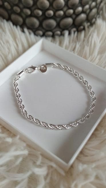 Srebrna narukvica ZIG 925 - Materijal: srebro sa žigom 925 - na lalafo.rs — 3 Srebrna narukvica ZIG 925 - Materijal: srebro sa žigom 925 - — 3