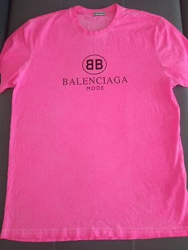 Men's T-shirt Balenciaga, bоја - Roze na lalafo.rs — 1 Men's T-shirt Balenciaga, bоја - Roze — 1