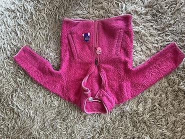 Dečja plišana jakna/džemper na rajsferšlus - Boja: jarko roze - na lalafo.rs Dečja plišana jakna/džemper na rajsferšlus - Boja: jarko roze -