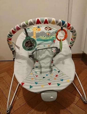 Bright Starts Safari Fun – vibrirajuća ležaljka za bebe. NOVA - na lalafo.rs Bright Starts Safari Fun – vibrirajuća ležaljka za bebe. NOVA -