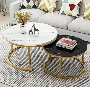 Set od 2 klub stolića – okrugli, “nesting” dizajn - Gornje ploče na lalafo.rs — 3 Set od 2 klub stolića – okrugli, “nesting” dizajn - Gornje ploče — 3