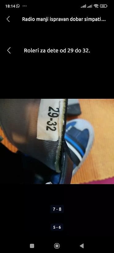 Roleri dobri za dete SOFTMAX od 29 do 32 na lalafo.rs — 3 Roleri dobri za dete SOFTMAX od 29 do 32 — 3