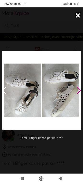 RASPRODAJA!!!TOMMY HILFIGER kožne patike - Model: klasične bele at lalafo.rs — 2 RASPRODAJA!!!TOMMY HILFIGER kožne patike - Model: klasične bele — 2