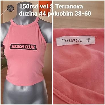 Terranova ženska majica bez rukava “BEACH CLUB” - Model: uska krojena na lalafo.rs — 1 Terranova ženska majica bez rukava “BEACH CLUB” - Model: uska krojena — 1