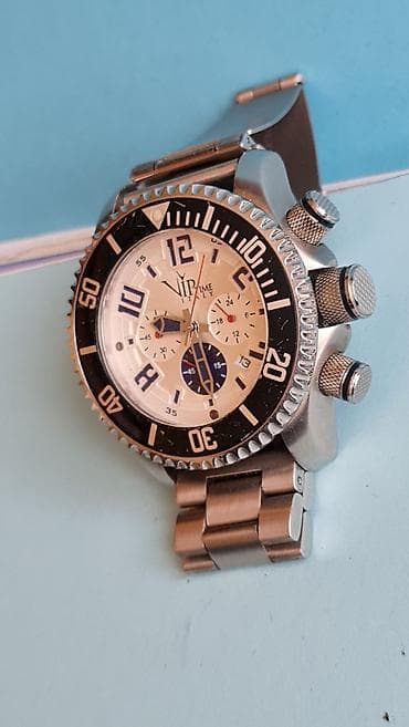 VIP TIME Italy muški hronograf ručni sat - Kućište od nerđajućeg na lalafo.rs — 10 VIP TIME Italy muški hronograf ručni sat - Kućište od nerđajućeg — 10