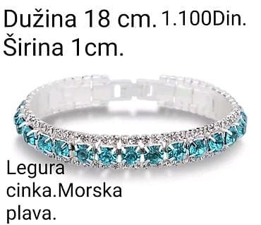 PRELEPE ELEGANTNE NARUKVICE OD LEGURE CINKA.SA KRISTALIMA I na lalafo.rs — 3 PRELEPE ELEGANTNE NARUKVICE OD LEGURE CINKA.SA KRISTALIMA I — 3