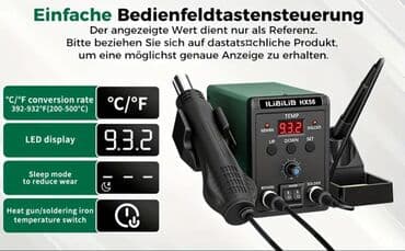 Hammers: ILIaILiB HX56 – 2‑u‑1 stanica za lemljenje vrućim vazduhom - at lalafo.rs — 3 Hammers: ILIaILiB HX56 – 2‑u‑1 stanica za lemljenje vrućim vazduhom - — 3