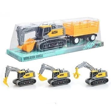 Toy Vehicles & Accessories: Igračka građevinski set – bager na gusenicama sa kamionom i zamenjivim at lalafo.rs — 1 Toy Vehicles & Accessories: Igračka građevinski set – bager na gusenicama sa kamionom i zamenjivim — 1