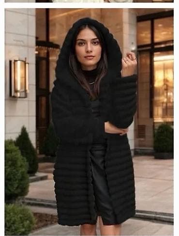Jackets, Coats, Vests: Ženska kaput-jakna sa kapuljačom od veštačkog krzna - Duga silueta do at lalafo.rs — 2 Jackets, Coats, Vests: Ženska kaput-jakna sa kapuljačom od veštačkog krzna - Duga silueta do — 2
