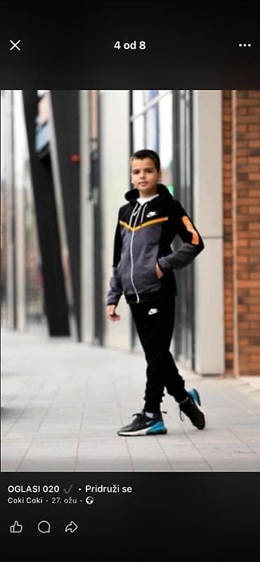 Dečiji sportski komplet – gornji deo sa kapuljačom i donji deo na lalafo.rs — 4 Dečiji sportski komplet – gornji deo sa kapuljačom i donji deo — 4