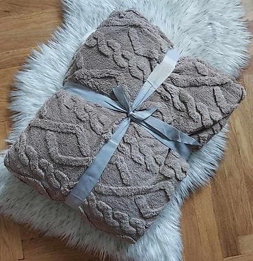 Plišano dvostrano ćebe/prekivač - Materijal: spolja ultra mekani pliš na lalafo.rs — 2 Plišano dvostrano ćebe/prekivač - Materijal: spolja ultra mekani pliš — 2