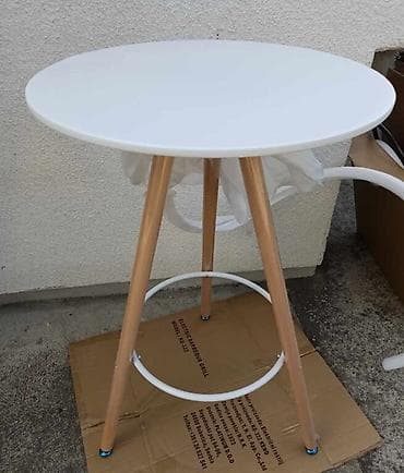 Potpuno novi barski stolovi Kvalitetna medijapan plocha, jaki drveni na lalafo.rs — 3 Potpuno novi barski stolovi Kvalitetna medijapan plocha, jaki drveni — 3