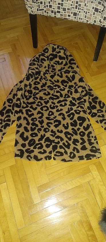 Ženska jakna/kaput od meke teddy (pliš/fleec) tkanine sa leopard na lalafo.rs — 3 Ženska jakna/kaput od meke teddy (pliš/fleec) tkanine sa leopard — 3