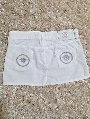 Versace Jeans Couture mini suknja – original - Model: bela mini na lalafo.rs — 2 Versace Jeans Couture mini suknja – original - Model: bela mini — 2