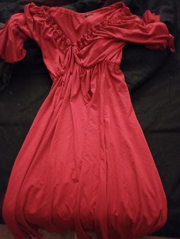 Crvena haljina sa karnerima - Model: romantična, ženstvena haljina na lalafo.rs — 2 Crvena haljina sa karnerima - Model: romantična, ženstvena haljina — 2