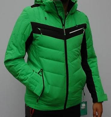 kom sa etiketom: Muška zimska jakna – zelena/crna - Sportski kroj sa panelima od at lalafo.rs — 3 kom sa etiketom: Muška zimska jakna – zelena/crna - Sportski kroj sa panelima od — 3