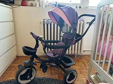 Dečiji tricikl sa ručkom za guranje i suncobranom - Model sa na lalafo.rs — 1 Dečiji tricikl sa ručkom za guranje i suncobranom - Model sa — 1