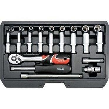 Hand Tools Sets: YATO set nasadnih ključeva 1/4" – model YT-14451 - Komplet at lalafo.rs — 4 Hand Tools Sets: YATO set nasadnih ključeva 1/4" – model YT-14451 - Komplet — 4