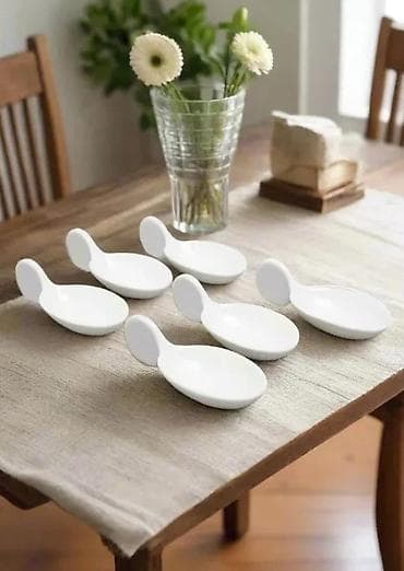 Set porcelanskih kašika za serviranje predjela – 6 komada - Dizajn za na lalafo.rs Set porcelanskih kašika za serviranje predjela – 6 komada - Dizajn za