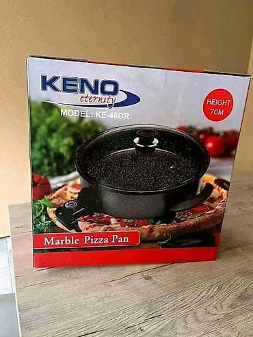 KENO Eternity Marble Pizza Pan – model KE-46GR - Električna na lalafo.rs KENO Eternity Marble Pizza Pan – model KE-46GR - Električna