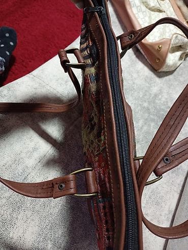 eko koza sa: Velika ženska torba sa etno/boho dezenom - Materijal: čvrsta at lalafo.rs — 5 eko koza sa: Velika ženska torba sa etno/boho dezenom - Materijal: čvrsta — 5