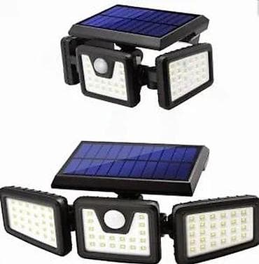 All for country house and garden: Solarna LED reflektorska lampa sa 3 podesiva panela i senzorom pokreta at lalafo.rs — 1 All for country house and garden: Solarna LED reflektorska lampa sa 3 podesiva panela i senzorom pokreta — 1