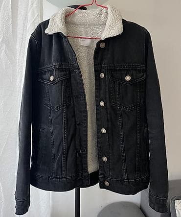 bermude teksas br: Muška Bershka džins jakna sa toplom fleece postavom. Veličina XS. Crna na lalafo.rs — 1 bermude teksas br: Muška Bershka džins jakna sa toplom fleece postavom. Veličina XS. Crna — 1