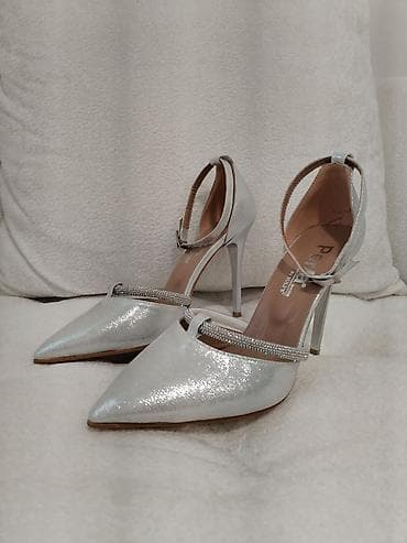 Srebrne ženske salonke na visoku štiklu – Perla by SLF’S - Elegantne na lalafo.rs — 3 Srebrne ženske salonke na visoku štiklu – Perla by SLF’S - Elegantne — 3