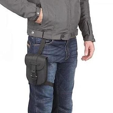 eko koza sa: Moto torbica za nogu/bedro – crna - Kompaktna torbica koja se nosi at lalafo.rs — 5 eko koza sa: Moto torbica za nogu/bedro – crna - Kompaktna torbica koja se nosi — 5