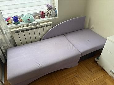 Furniture: Kauč na razvlačenje – jednoležaj, ljubičaste boje - Kompaktan at lalafo.rs — 2 Furniture: Kauč na razvlačenje – jednoležaj, ljubičaste boje - Kompaktan — 2