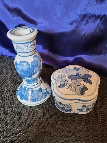 Satula i svecnjak novi,rucno oslikani pa glazirani iz 80ih. Dvodelni na lalafo.rs — 2 Satula i svecnjak novi,rucno oslikani pa glazirani iz 80ih. Dvodelni — 2