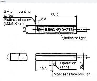 dve suknje po: SMC reed senzor D-Z73 – 24V - Tip: magnetni reed prekidač za at lalafo.rs — 2 dve suknje po: SMC reed senzor D-Z73 – 24V - Tip: magnetni reed prekidač za — 2