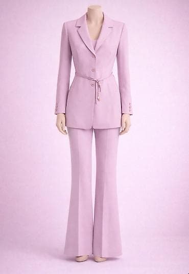 Ženski dvodelni komplet – sako i pantalone u nežnoj lila na lalafo.rs Ženski dvodelni komplet – sako i pantalone u nežnoj lila