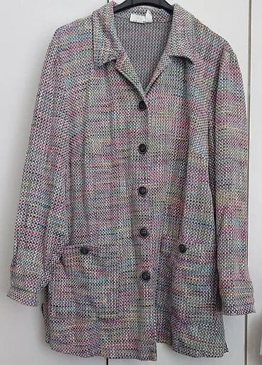 Ženska jakna/kardigan sa dugmadima - Materijal: deblje pletenje sa na lalafo.rs — 1 Ženska jakna/kardigan sa dugmadima - Materijal: deblje pletenje sa — 1