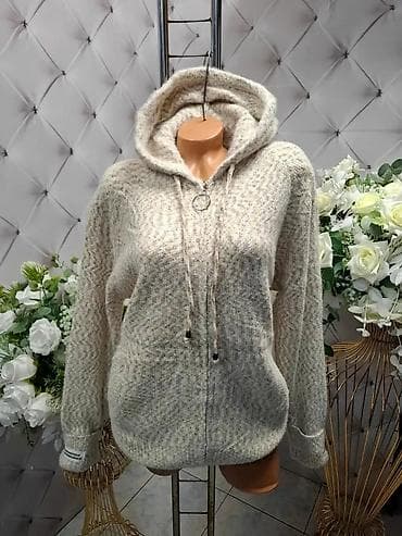 za svaki dan: Ženska pleteni đeper sa kapuljačom i rajsferšlusom - Model: topla at lalafo.rs — 5 za svaki dan: Ženska pleteni đeper sa kapuljačom i rajsferšlusom - Model: topla — 5