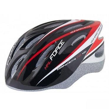 Equipment for cyclists: KACIGA FORCE HAL, CRNO-CRVENO-BELA, L/XL | 19 rupa, sadrži beli i at lalafo.rs — 1 Equipment for cyclists: KACIGA FORCE HAL, CRNO-CRVENO-BELA, L/XL | 19 rupa, sadrži beli i — 1