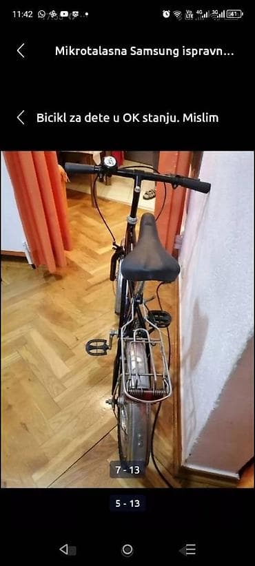 Bicikl za dete ispravan . mozda do 5 -6 g
Mirjevo na lalafo.rs — 7 Bicikl za dete ispravan . mozda do 5 -6 g
Mirjevo — 7