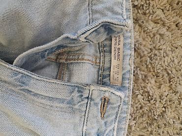 Ženske Zara široke farmerke svetlo plave boje, sa modernim detaljima na lalafo.rs — 5 Ženske Zara široke farmerke svetlo plave boje, sa modernim detaljima — 5