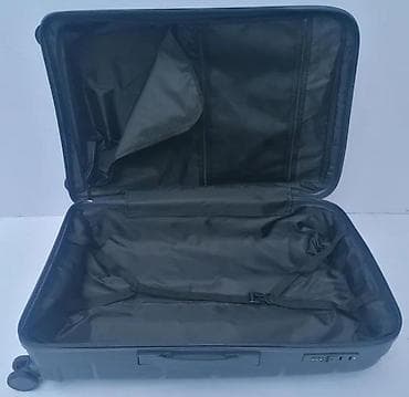 Travel suitcases and bags: Tvrdi kofer na točkiće – tamnosiva boja - Materijal: čvrsta ABS/PC at lalafo.rs — 2 Travel suitcases and bags: Tvrdi kofer na točkiće – tamnosiva boja - Materijal: čvrsta ABS/PC — 2